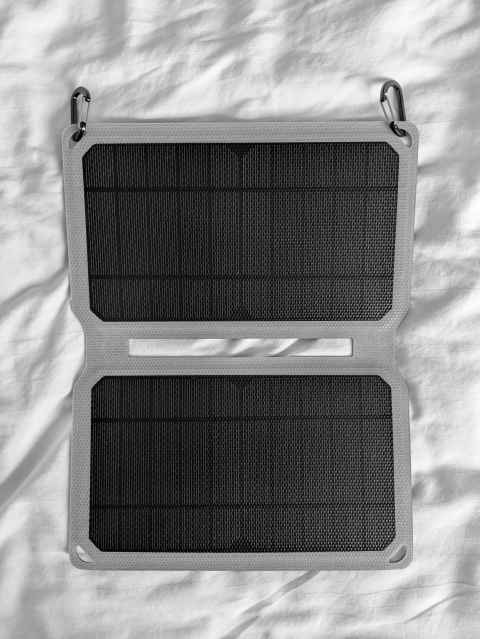 Solar panel with usb output for battery / phone charging