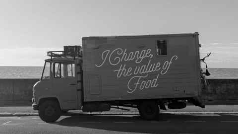 Cool old Mercedes camper conversion in Sandgate today