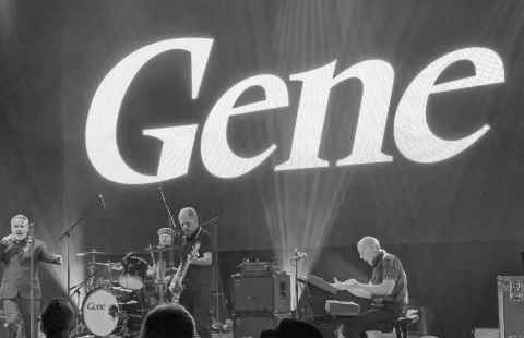 Terribly pictureof Gene somehow they all came out off to one side