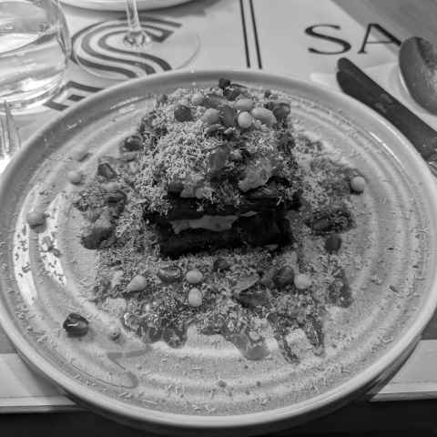 Mille Feuille Onion Bhajia at Saurav Ki Rasio in Folkestone