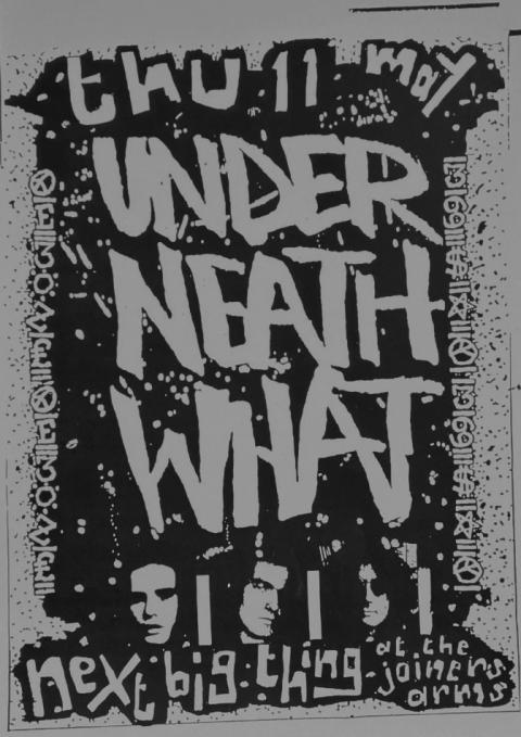 Under Neath What Poster, Southampton Joiners 1989