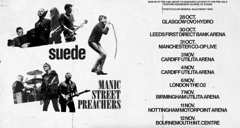 Suede and Manics tour dates