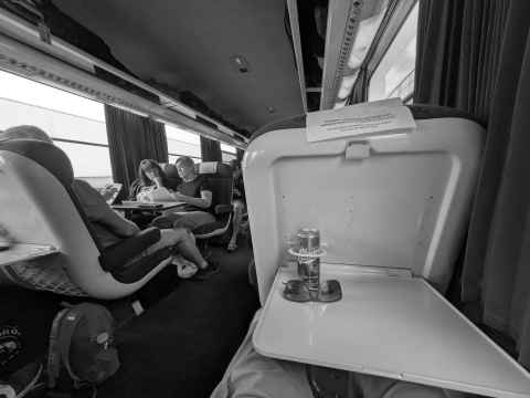 View from my first class seat