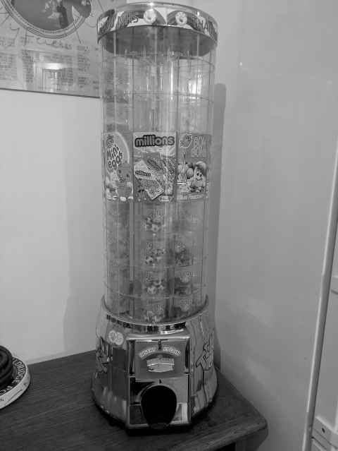 TUBZ vending machine, as it was for ages in my study